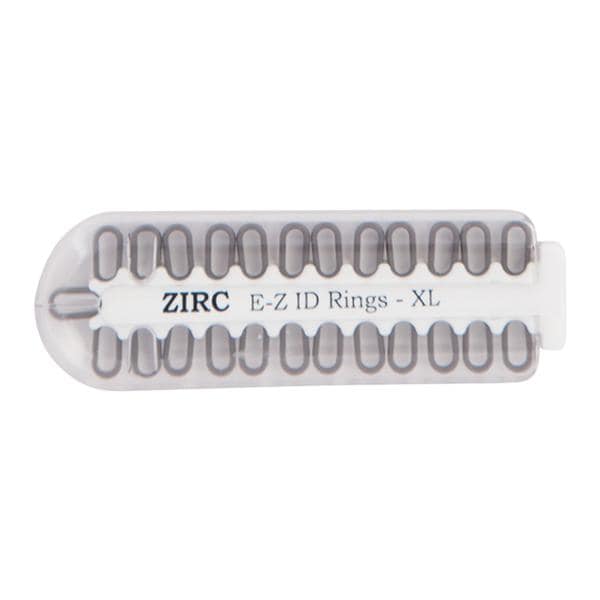 EZ-ID ID Rings Gray 25/Pk