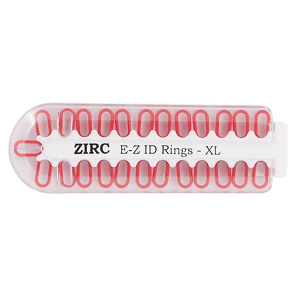 EZ-ID Anneaux pour instruments Très grand Rouge 25/paquet