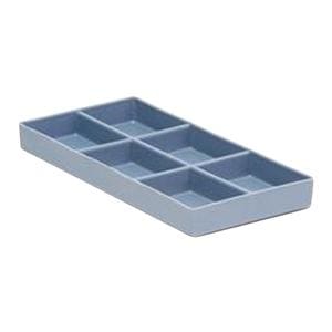 Cabinet Tray 20 Plastic Blue Ea