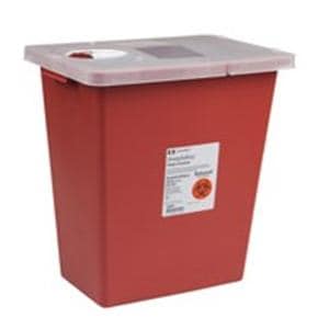 Container Sharps SharpSafety 8gal Large Red Ea, 10 EA/CA