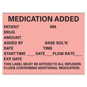 Label Medication Added 1-3/4x2-1/2" 1000/Rl