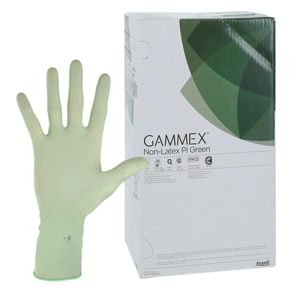 Gammex Surgical Gloves Light Green Sterile