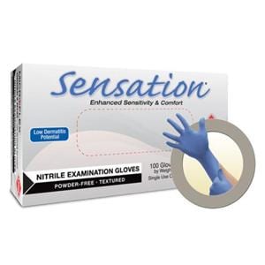 Sensation Nitrile Gants Très grand Non stérile Bleu 100/boîte