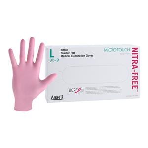 Micro-Touch NitraFree Nitrile Gants Grand Non stérile Rose 100/boîte