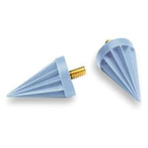 Young Prophy Cups Firm Pointed Polisher Screw Type Blue Latex-Free 144/Pk