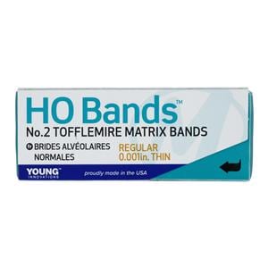 HO Bands Bande pour matrice Tofflemire 2 MOD 0,001 po 100/paquet