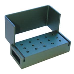 Bur Block Aluminum 15 Hole Green Swivel Top Ea