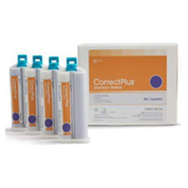 Correct Plus Bite Registration 50 mL Super Fast Set Cartridge Package 4/Pk