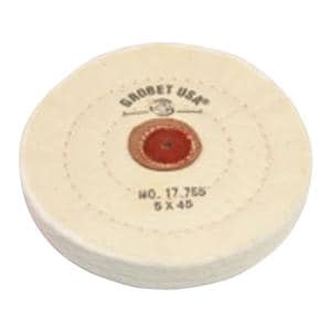 Muslin Buffs Leather Center Soft 5" x 45 Ply Ea