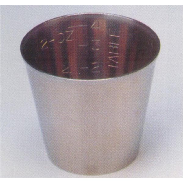 Medicine Cup Stainless Steel Silver