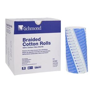 Braided Cotton Roll 6 in Non Sterile 800/Ca