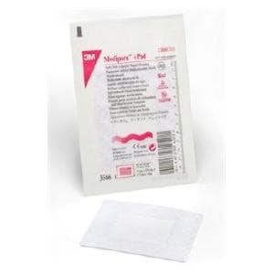 Medipore +Pad Soft Cloth Wound Dressing 3-1/2x4" Sterile Non-Adherent LF, 4 BX/CA