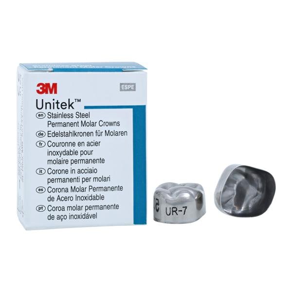 3M™ Unitek™ Stainless Steel Crowns Size 7 1st Perm URM Replacement 5/Bx