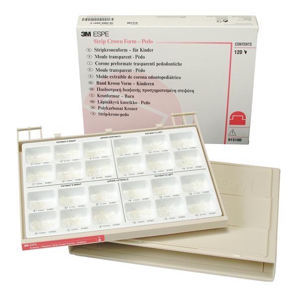 3M™ Unitek™ Strip Crown Form Size Assorted Set Anterior 120/Bx