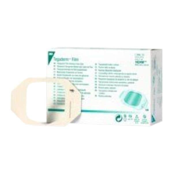 Tegaderm Film Frame Style Dressing 2-3/8x2-3/4" Sterile Adhesive Adherent Trans