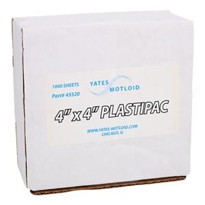 Separating Film Plastic Sheets 4" x 4" 1000/Pk