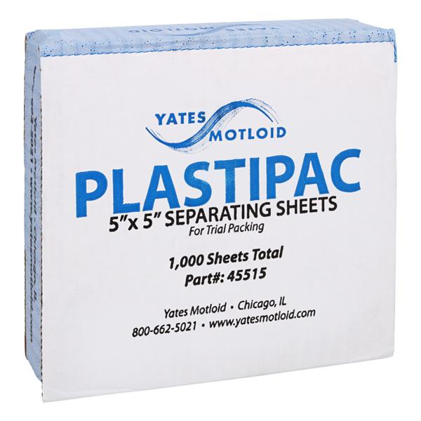 Separating Film Plastic Sheets 5" x 5" 1000/Pk