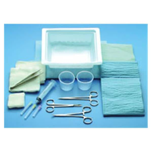 Tray Laceration ER With Gauze/27gx1-1/2" Needle LF Ea, 20 EA/CA