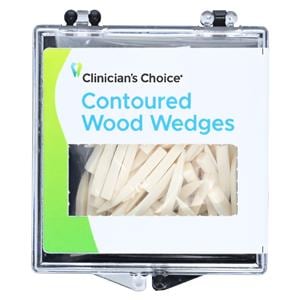 Clinician's Choice Contoured Wedges 100/Pk