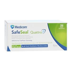 Medicom SafeSeal Quattro Pochette Stérilisation 2,25 po x 4 po 200/boîte