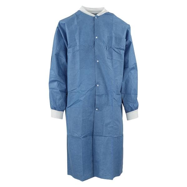 SafeWear High Perform Lab Coat Small Blue 12/Bg