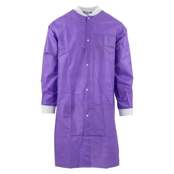 SafeWear High Perform Lab Coat X-Large Purple 12/Bg