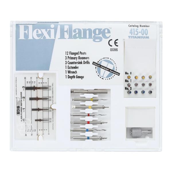 Flexi-Flange Posts Titanium Parallel Sided Ea