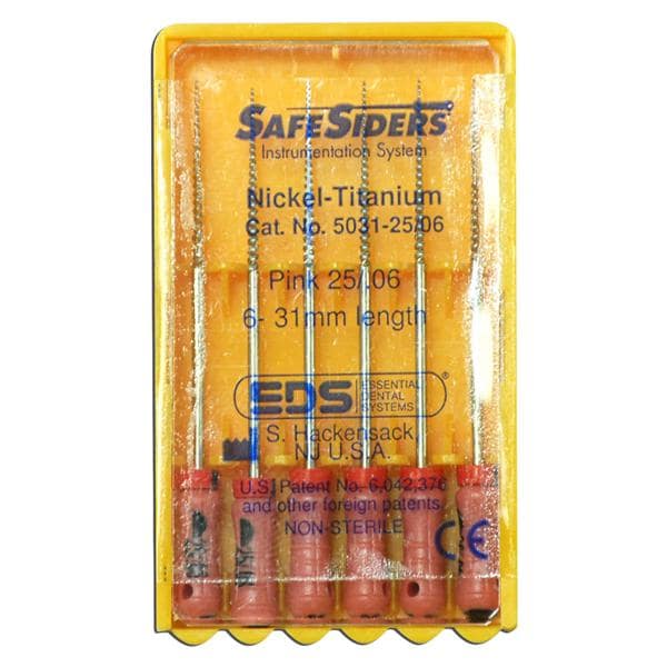 Alésoirs SafeSiders NiTi 31 mm 6/Paquet