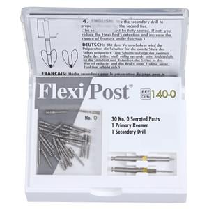 Flexi-Post Posts Stainless Steel Size 0 Yellow Parallel Sided Pk