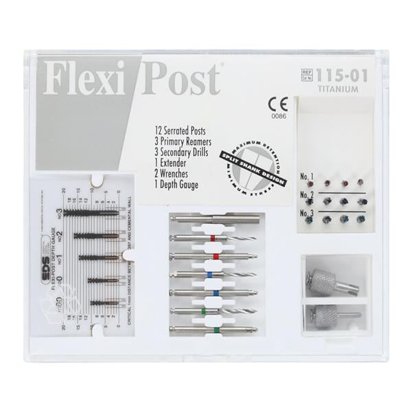 Flexi-Post Posts Titanium 1-2-3 Parallel Sided Ea