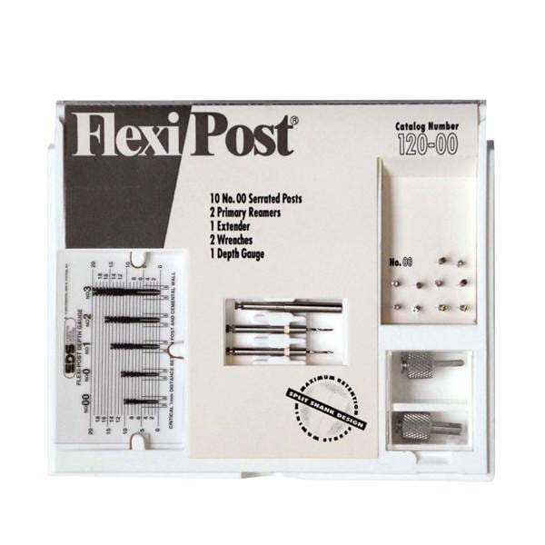 Flexi-Post Posts Stainless Steel 00 White Ea