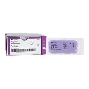 Suture 5-0 Polyester C-13 Polysorb Undyed 30" Braid pk