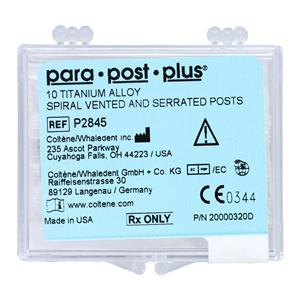 ParaPost Plus Posts Titanium 0.05 in Red P284-5.5 10/Pk