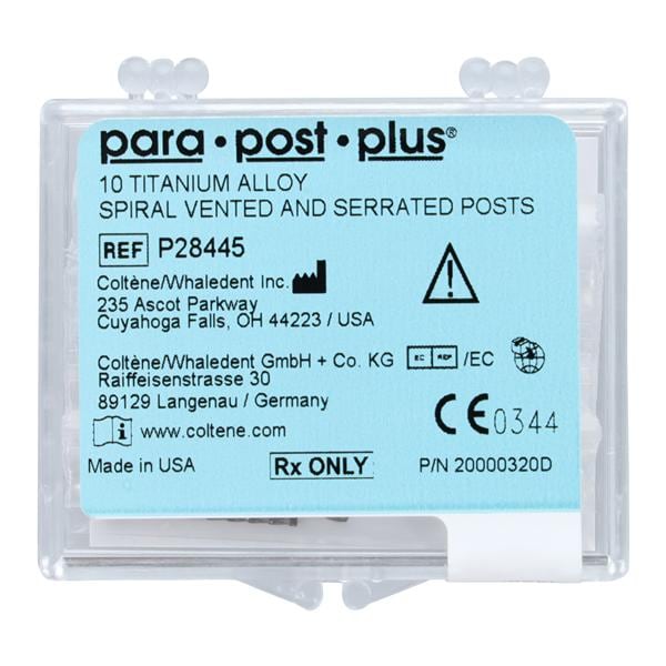 ParaPost Plus Posts Titanium 0.045 in Blue P284-4.5 10/Pk