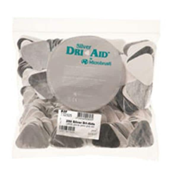 Dri-Aids Silver Silver Coated Cotton Roll Substitute White Small 250/Bx