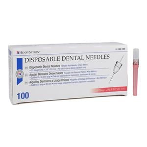 HSI Standard Aiguille Embase en plastique Cal. 25 Long Rouge 100/boîte