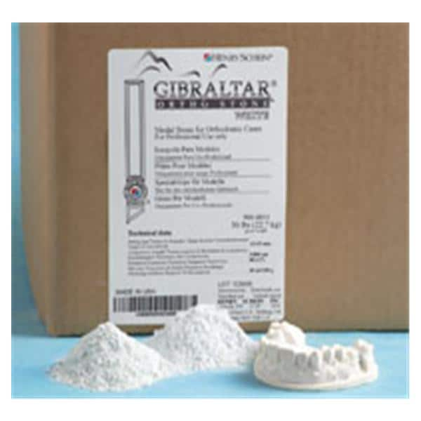 Gibraltar Orthodontic Stone White 47.5lb