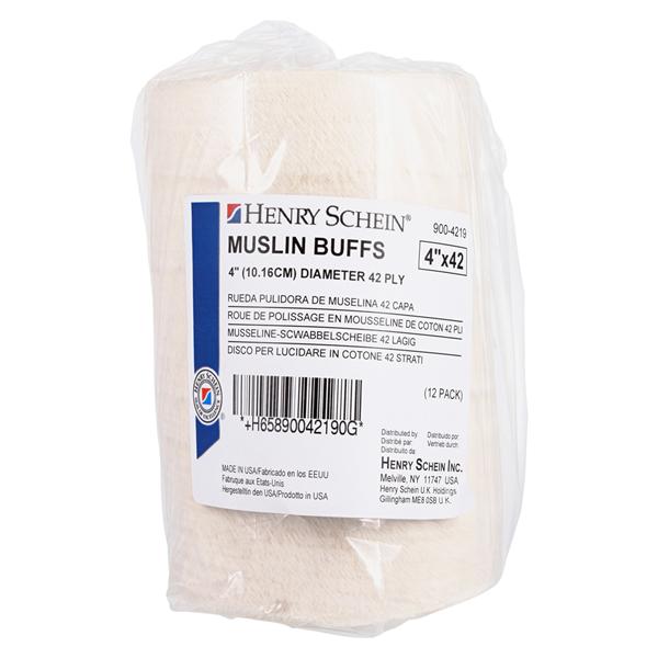 Muslin Buffs 4" x 42 Ply 12/Pk