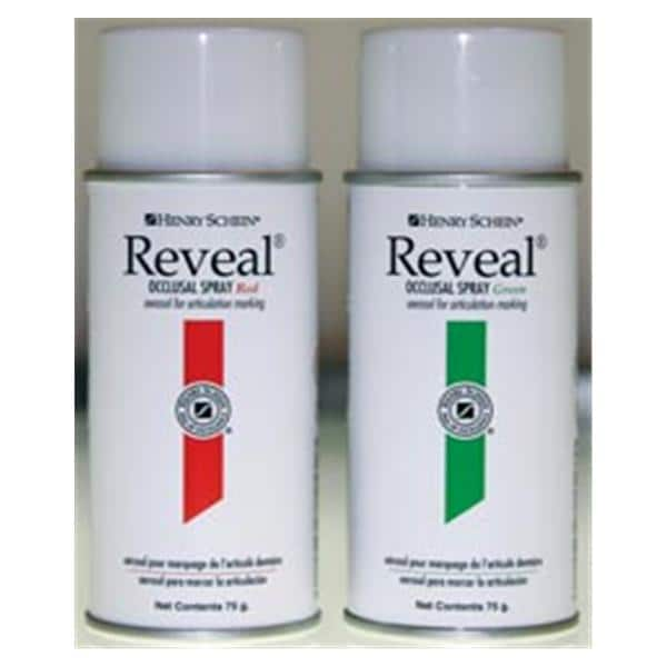 Reveal Occlusion Spray High Spot Indicator Green 75 Gm 75g