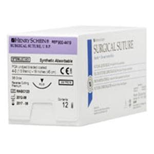 Suture 4-0 Polyglycolic Acid PC-31 Polysyn Undyed 18" Braid 12/Bx