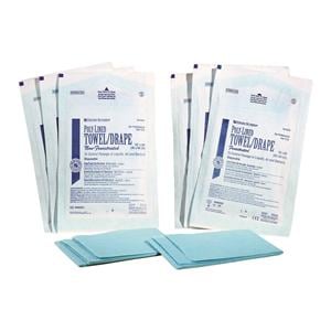 Champ Chirurgical Sans fenêtre 18 po x 26 po 3 épaisseurs Bleu Stérile 50/boîte