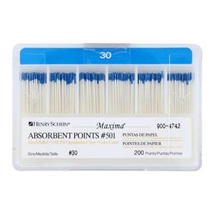 Maxima Absorbent Points Size 30 #501 200/Bx