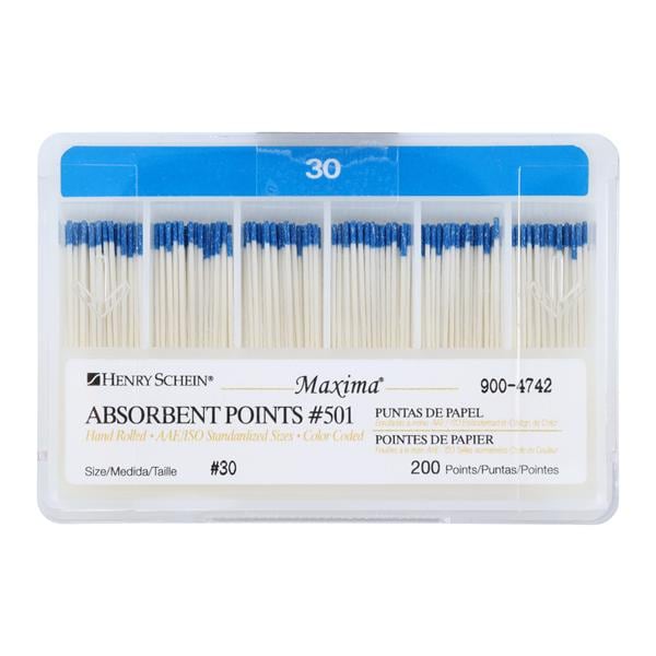 Maxima Absorbent Points Size 30 #501 200/Bx