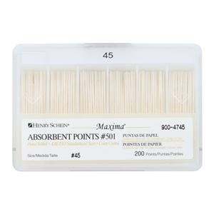 Maxima Absorbent Points Size 45 #501 200/Bx