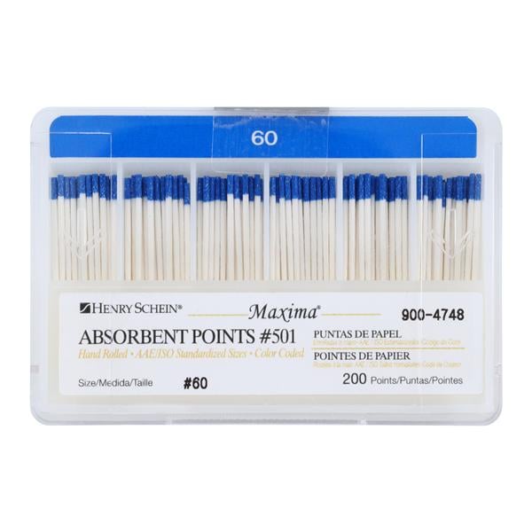 Maxima Absorbent Points Size 60 #501 200/Bx