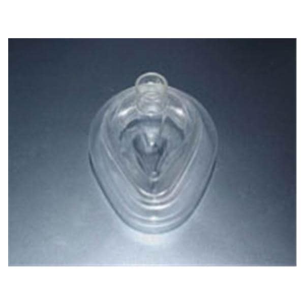 Rescuer Mask Resuscitation Adult #6 Inflatable Cushion Clear Ea