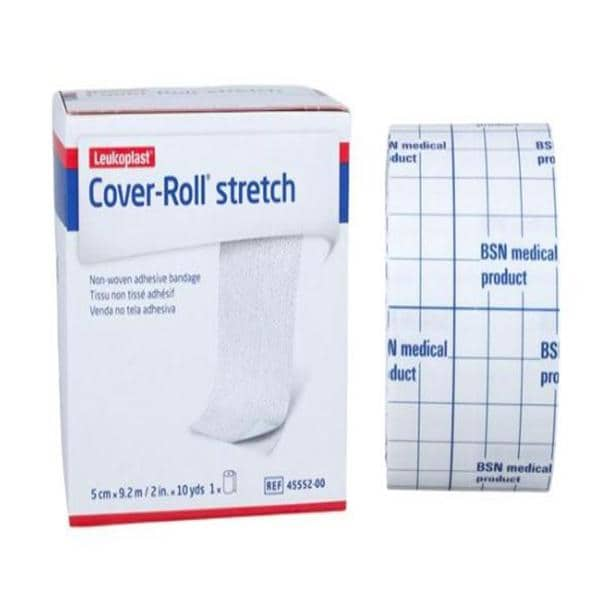 Bandage Cover-Roll 2"x10yd Elastic White Not Made With Natural Rubber Latex 1/Bx, 12 BX/CA