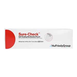 Sure-Check Sterilization Pouch 2.75 in x 9 in 200/Bx