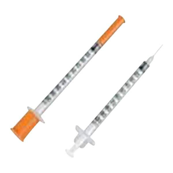 Syringe/Needle Insulin 1cc 30gx5/16" Conventional 100/Bx