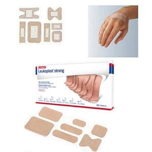 Bandage Adhesive Cotton Leukoplast Fingertip 5x6.3cm Flesh 100/Bx